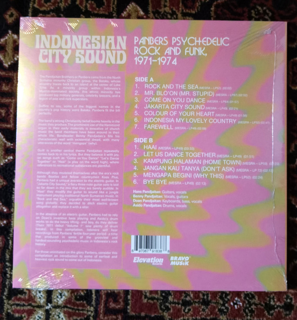 Panbers - Indonesian City Sound: Panbers Psychedelic Rock and Funk,  1971-1974 (LP)