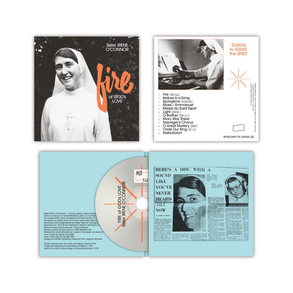 Sister Irene O'Connor - Fire of God's Love (CD) – Meditations