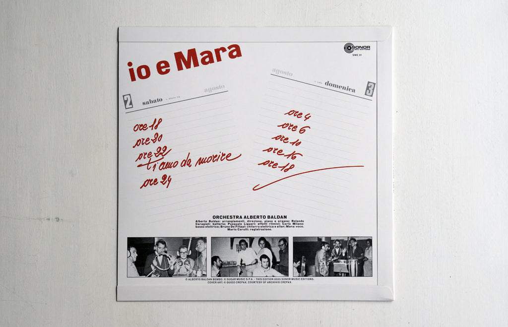 Alberto Baldan Bembo - Io E Mara (LP) – Meditations