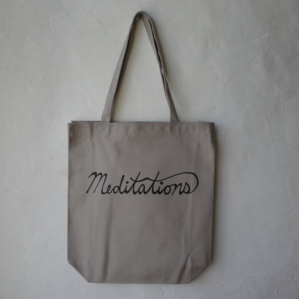 Meditations Classic Logo 14 oz Tote Bag