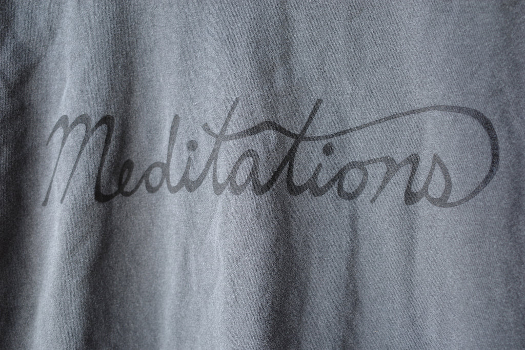 Meditations Classic Logo Garment Dyed 6.1oz T-Shirt