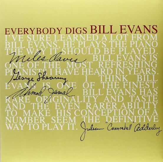 Bill Evans - Everybody Digs Bill Evans (LP) – Meditations