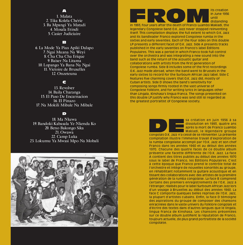 Franco et l'orchestre O.K. Jazz -  La Rumba De Mi Vida (2LP)