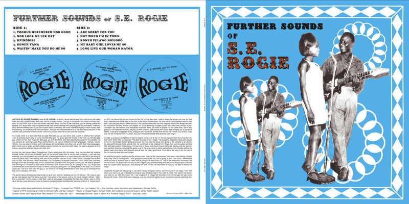 S.E. Rogie -  Further Sounds of S.E. Rogie (LP)