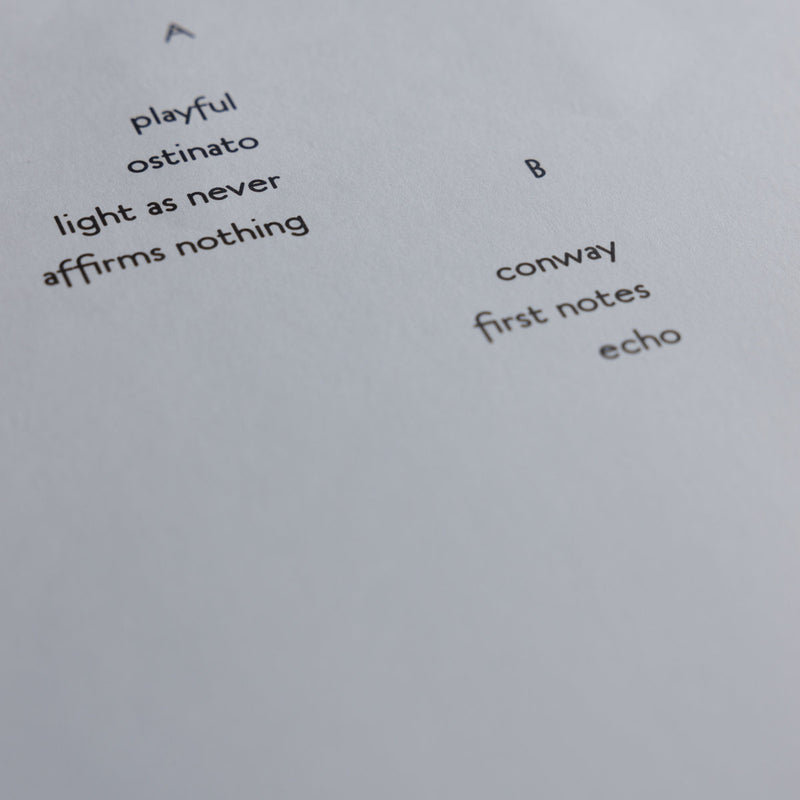 Linus + Økland/Van Heertum/Zach - light as never (LP)