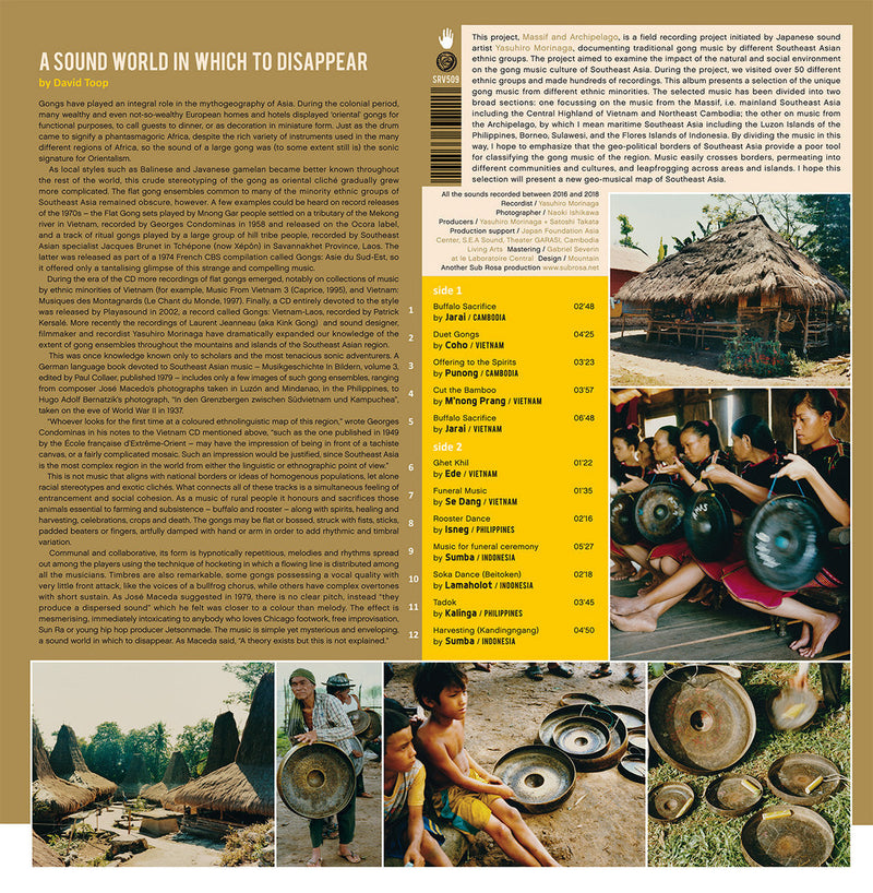 Yasuhiro Morinaga - Exploring Gong Culture of Southeast Asia: Massif and Archipelago (LP)