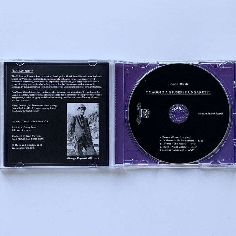 Loren Rush - Omaggio a Giuseppe Ungaretti (CD)
