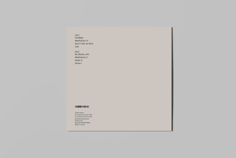 Hanakiv - Goodbyes (Clear Vinyl LP)