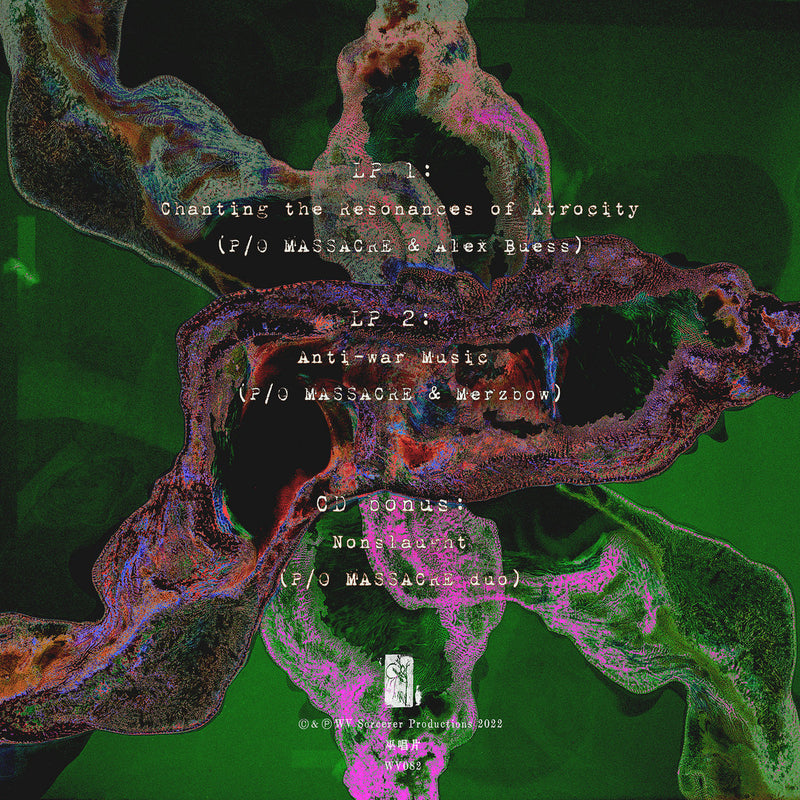 P/O Massacre + Alex Buess & Merzbow - Aural Corrosion (2LP+CD)