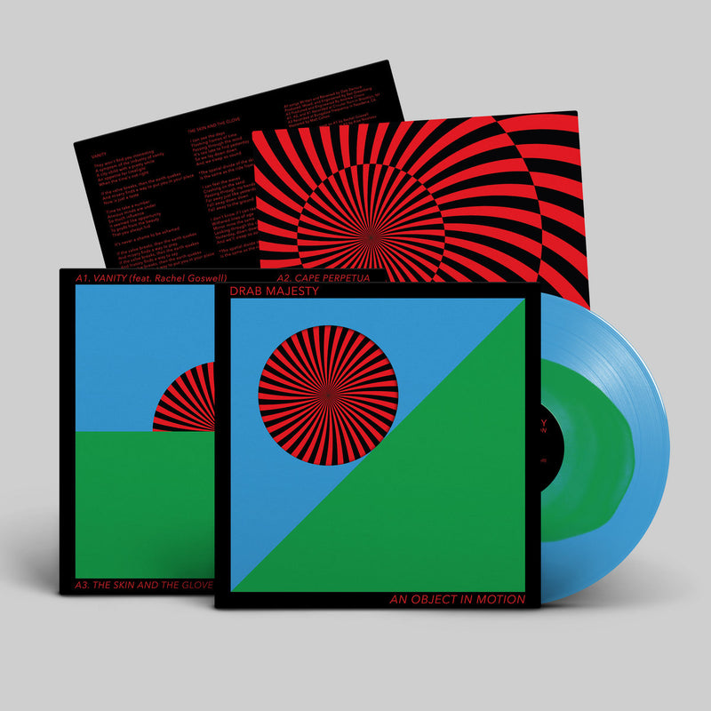 Drab Majesty - An Object In Motion (Green in Blue Vinyl 12" EP)