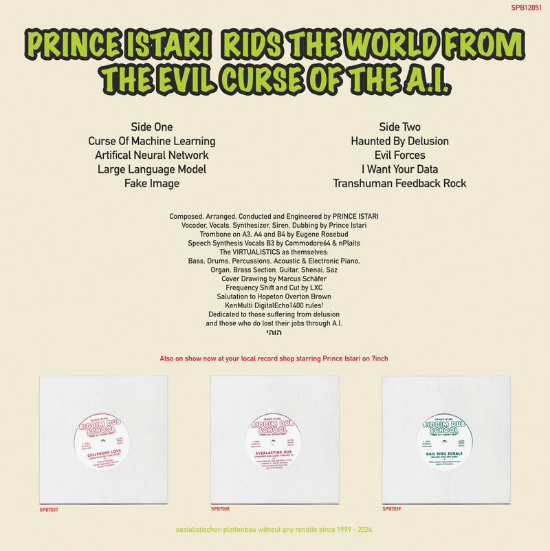 Prince Istari - Rids The World From The Evil Curse Of The A.I. (LP)