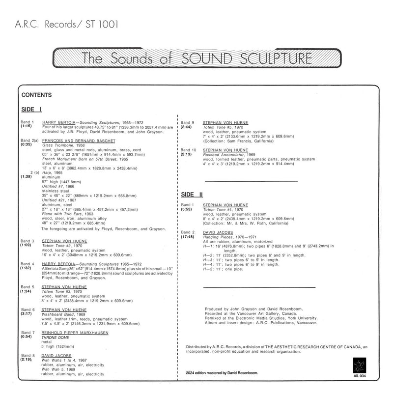 V.A. - The Sounds Of Sound Sculpture (CD+Booklet)