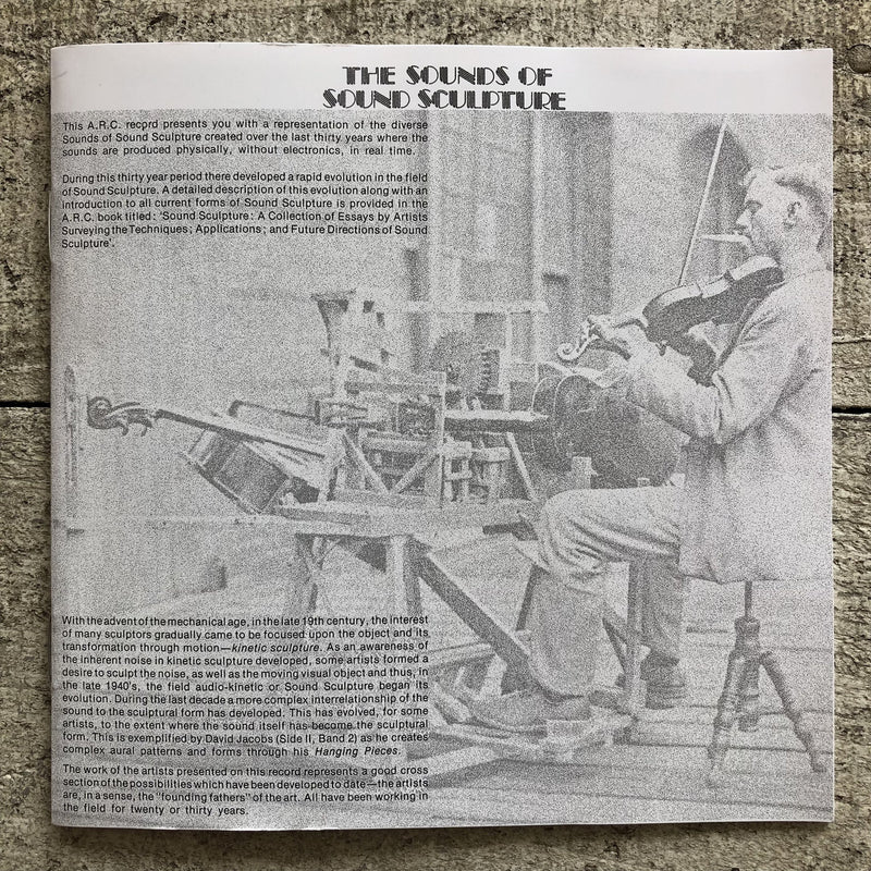 V.A. - The Sounds Of Sound Sculpture (CD+Booklet)