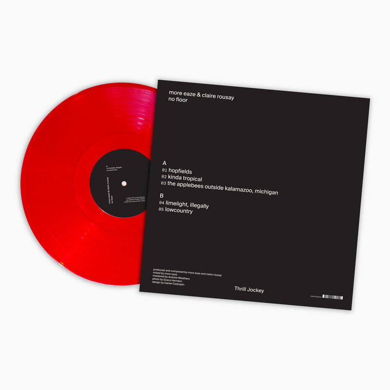 more eaze & claire rousay - no floor (Red Vinyl LP) – Meditations
