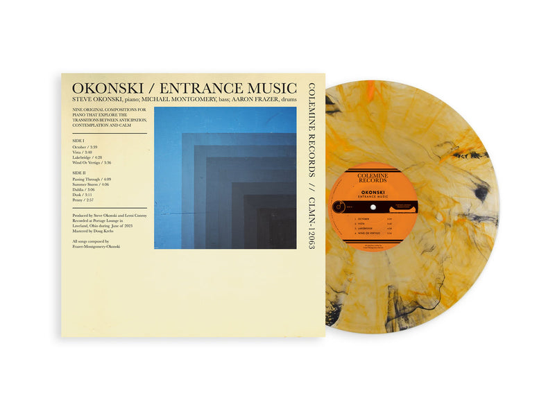 Okonski - Entrance Music (Orange & Black Swirl LP) – Meditations Okonski - Entrance Music (Orange & Black Swirl LP) – Meditations