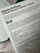 Alabaster DePlume - A Blade Because A Blade Is Whole (LP)