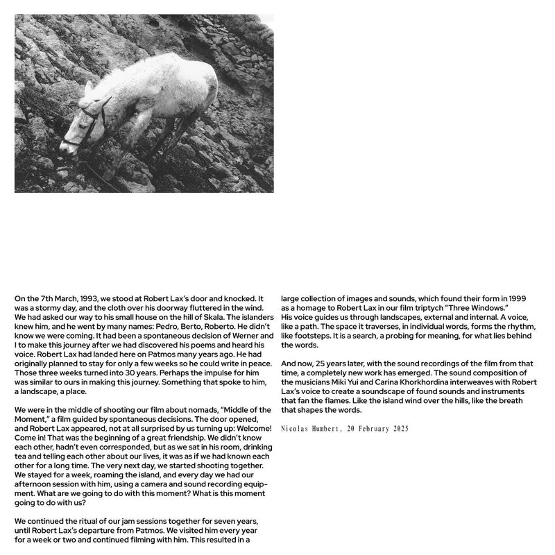 Robert Lax - Living in the present (LP)