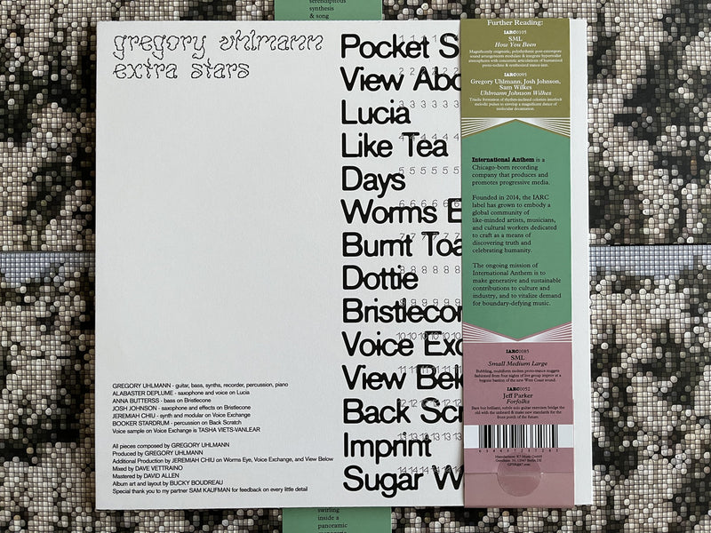 Gregory Uhlmann - Extra Stars (Star Dust Color Vinyl LP) – Meditations