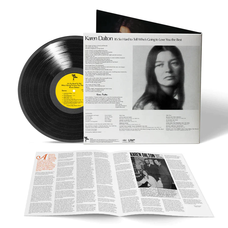 Karen Dalton - It's So Hard To Tell Who's Going To Love You The Best (LP)