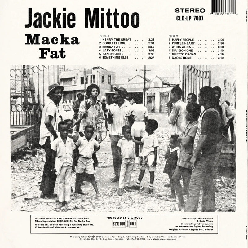 Jackie Mittoo - Macka Fat (LP) – Meditations