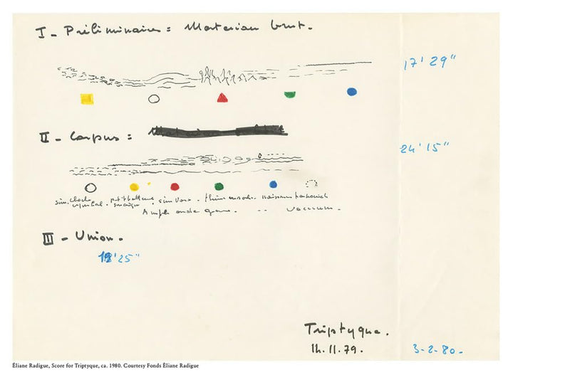 Eliane Radigue - Blank Forms 10 : Alien Roots (Book)