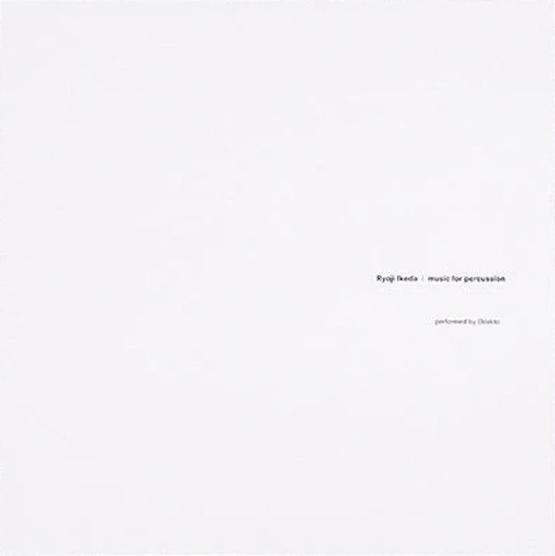 池田亮司 Ryoji Ikeda - music for percussion (LP) – Meditations