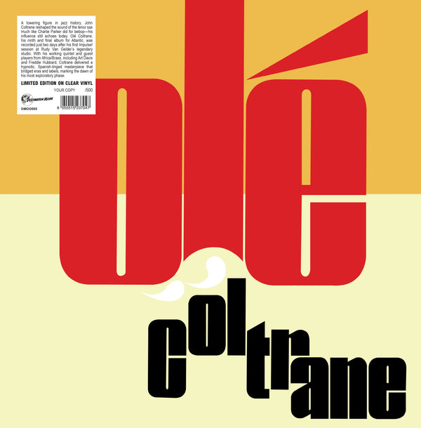 John Coltrane - Ole' Coltrane (Clear Vinyl LP)