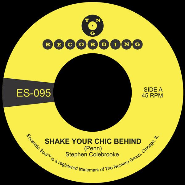 Stephen Colebrooke - Shake Your Chic Behind / Stay Away From Music (Opaque Green Vinyl 7")