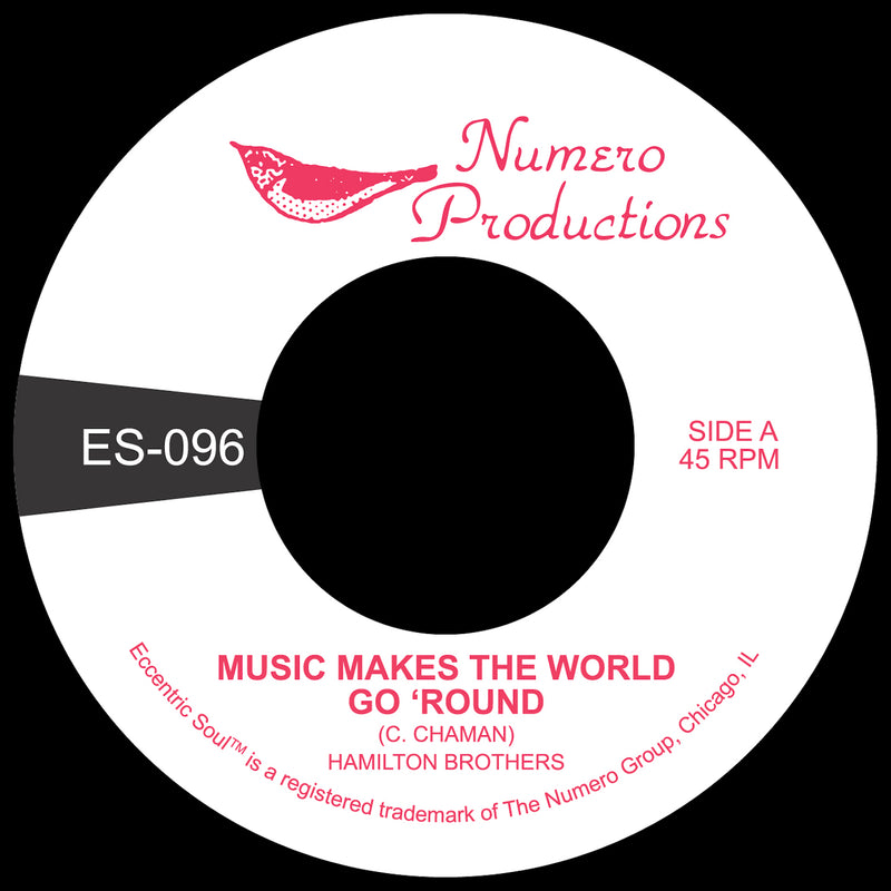 Hamilton Brothers - Music Makes The World Go 'Round (Clear Pink Vinyl 7")