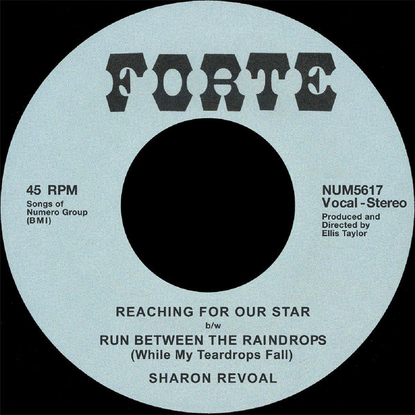 Sharon Revoal - Reaching For Our Star b/w Run Between The Raindrops (While My Teardrops Fall) (Natural Vinyl 7")