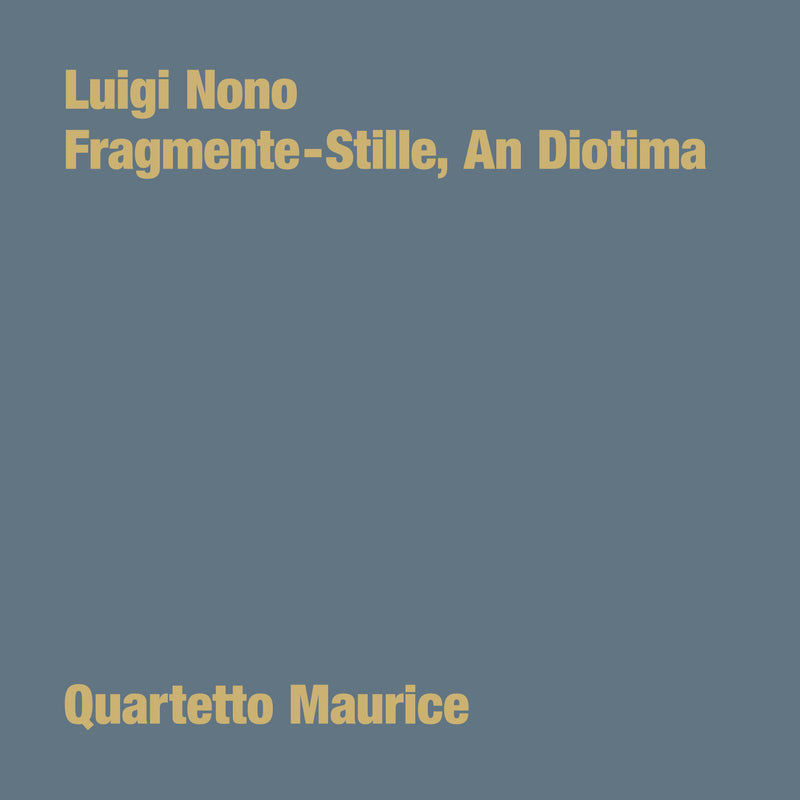 Luigi Nono - Fragmente - Stille, An Diotima (LP)