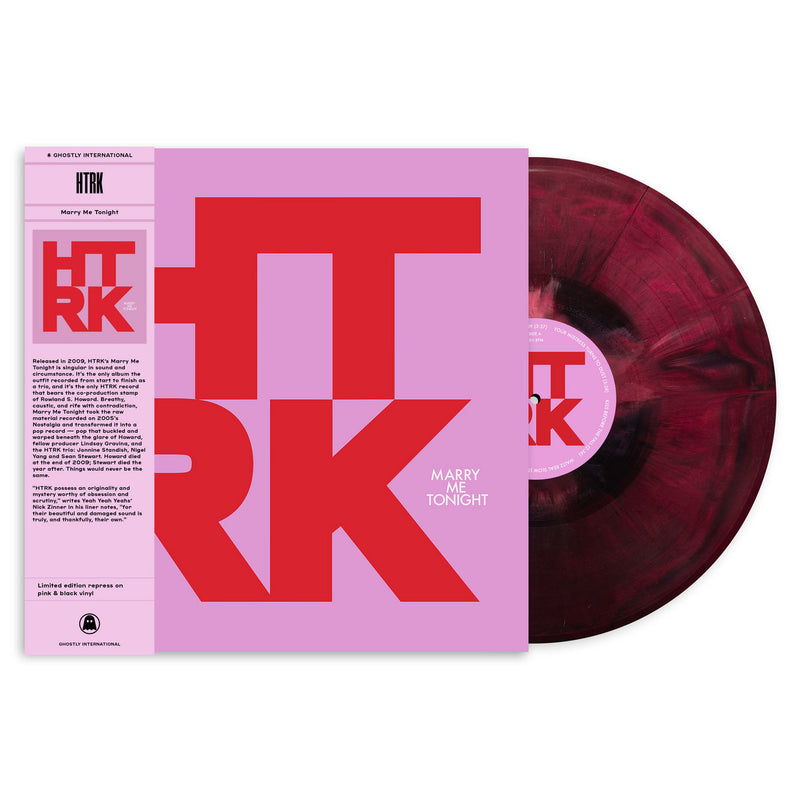 HTRK - Marry Me Tonight (Ghostly 25 Year Anniversary Edition) (Pink & Black Vinyl LP)