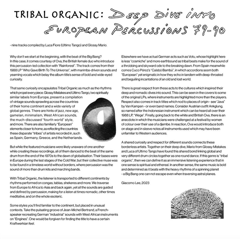 V.A. - Tribal Organic: Deep Dive into European Percussions 79-90 (LP)