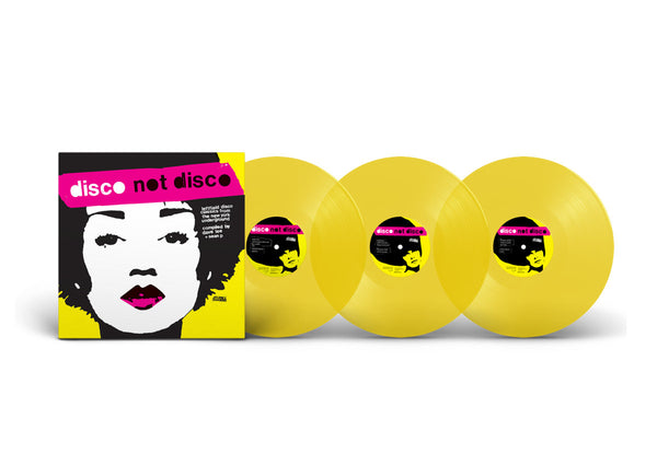 V.A. - Disco Not Disco (Leftfield Disco Classics From The New York Underground) (Special Edition Transparent Yellow Vinyl 3LP3LP)