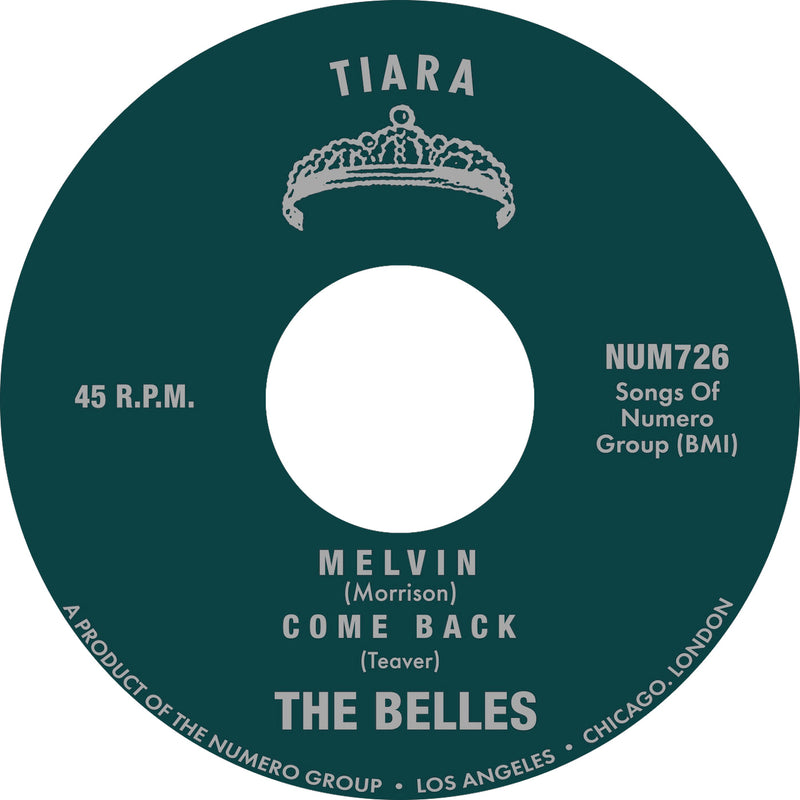 The Belles - Melvin b/w Come Back (Blue & White Marble Vinyl 7")
