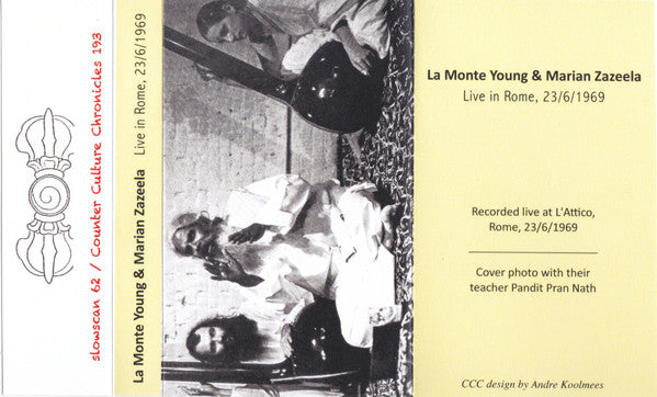 La Monte Young, Marian Zazeela - Live in Rome, 23/6/1969 (CS)