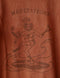 Meditations Shiva Surfing Hand-Dye Organic Cotton L/S T-Shirt (Sadhu Orange)