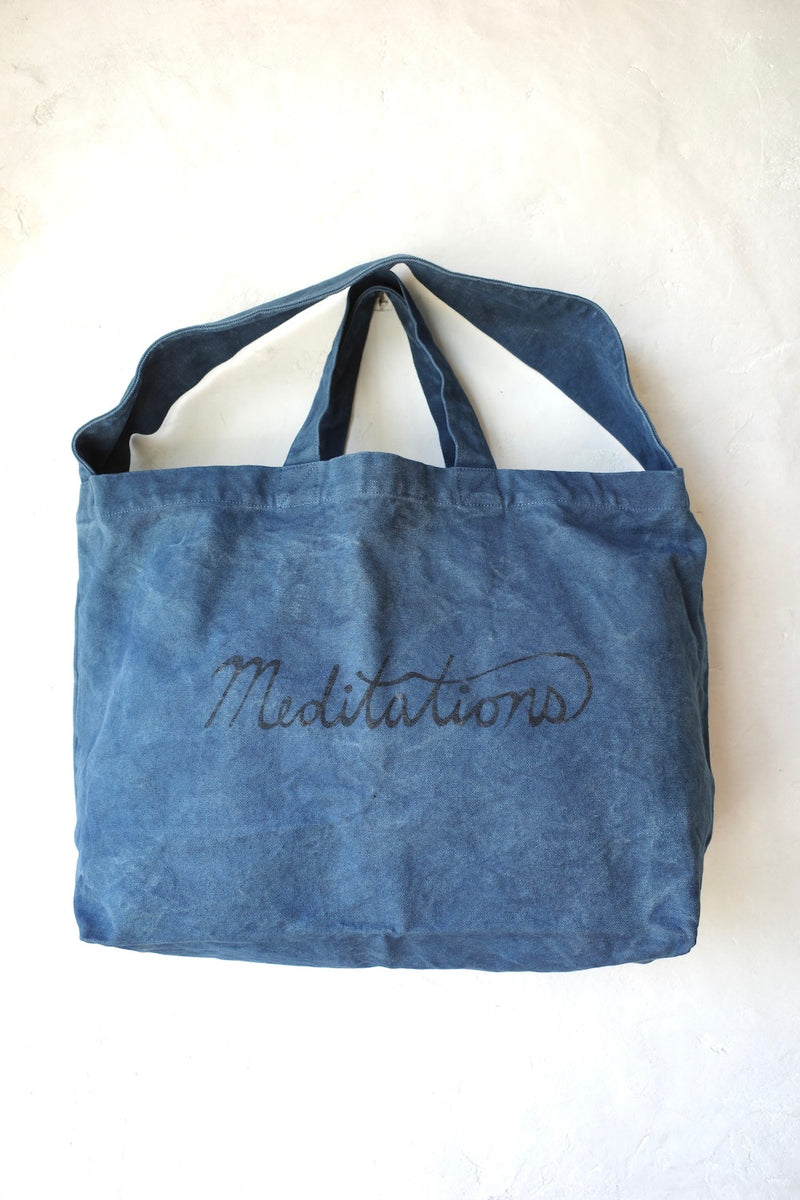 Meditations Shoulder Bag・Kitta Natural Dye (琉球藍x矢車玉)