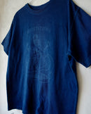 Meditations Shiva Surfing・Kitta Natural Dye Organic Hemp Cotton T-Shirt (琉球藍)