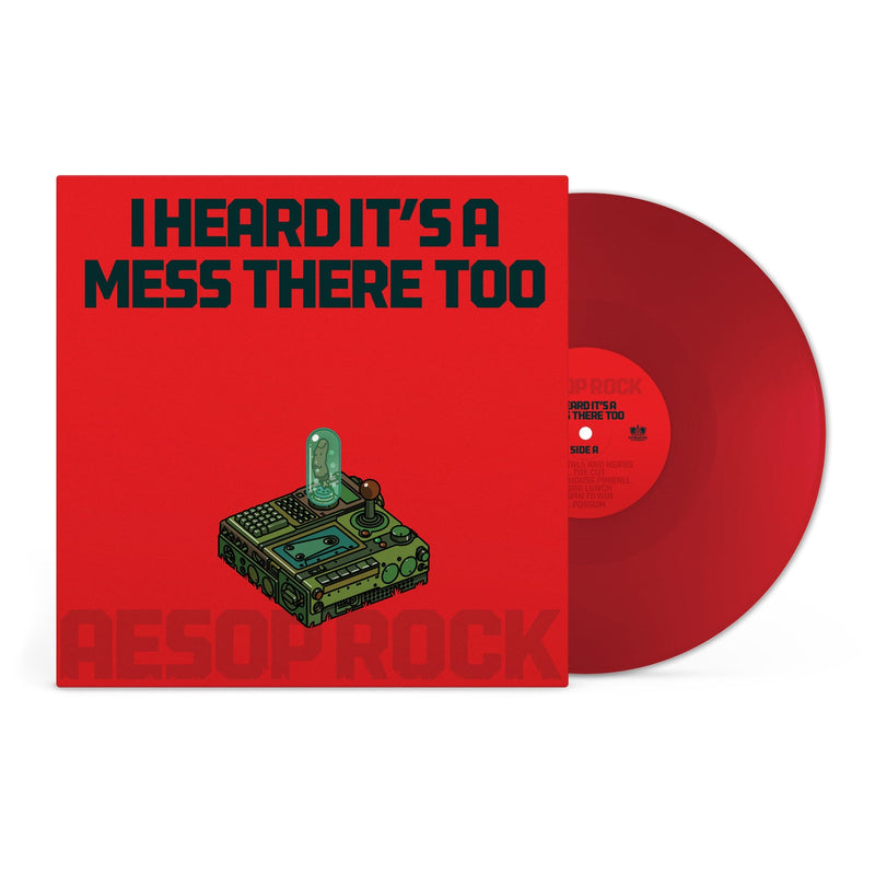 Aesop Rock - I Heard It's A Mess There Too (Apple Red Opaque Vinyl LP)