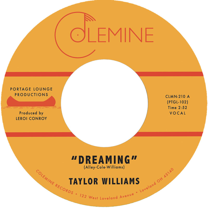 Taylor Williams - Dreaming / What About Me? (Blue Vinyl 7")