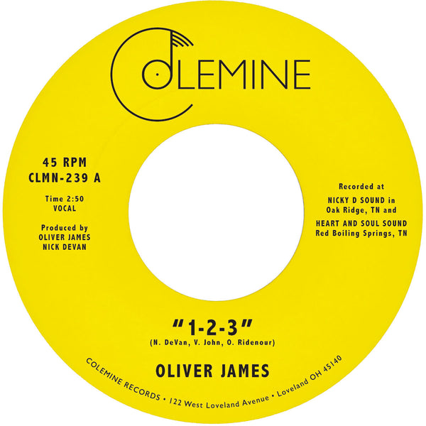 Oliver James - 1-2-3 / Nothing Is Forever (7