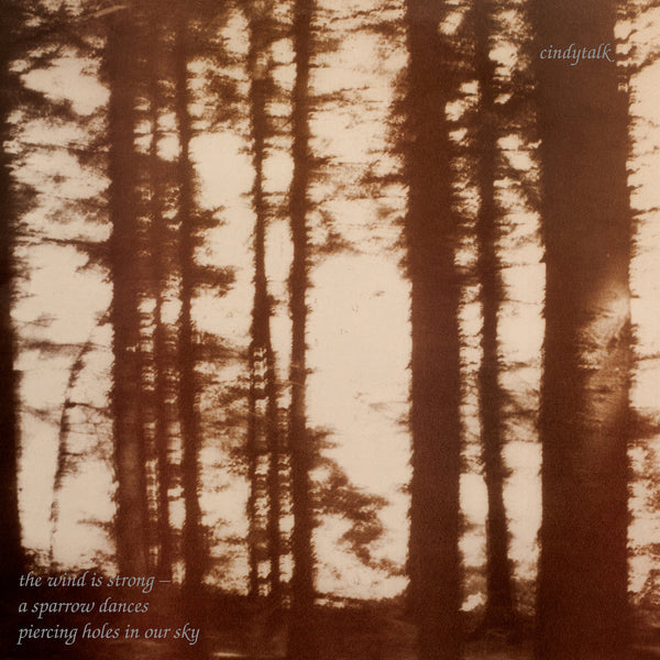 Cindytalk -  The Wind is Strong... (White in Clear Vinyl LP)