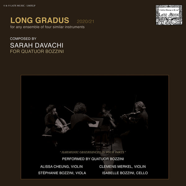 Sarah Davachi - Long Gradus (2LP)