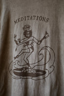 Meditations Shiva Surfing Hand-Dye Organic Cotton T-Shirt (Bamboo Green)