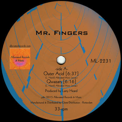 Mr. Fingers - Mr. Fingers 2016  (12")