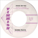 Wanda Felicia & Cold Diamond & Mink - Stuck On You/Flowers In The Garden (Pink Vinyl 7")