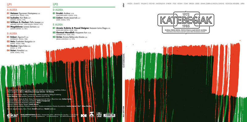 V.A. - 1972-1985 KATEBEGIAK Prog-Rock, Psych-Folk & Jazz-Rock Music from the Basque Country [Compiled by DJ Makala]