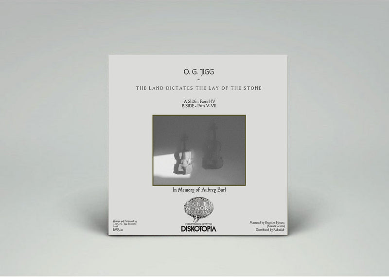 O.G. Jigg - The Land Dictates The Lay Of The Stone (LP)