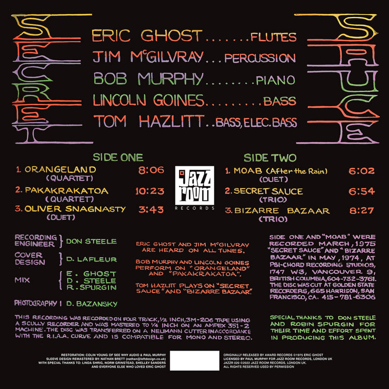Eric Ghost - Secret Sauce (LP)